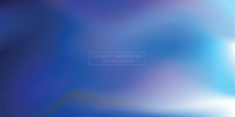 Panoramic web template multicolor gradient background, stylish design element - Vector illustration