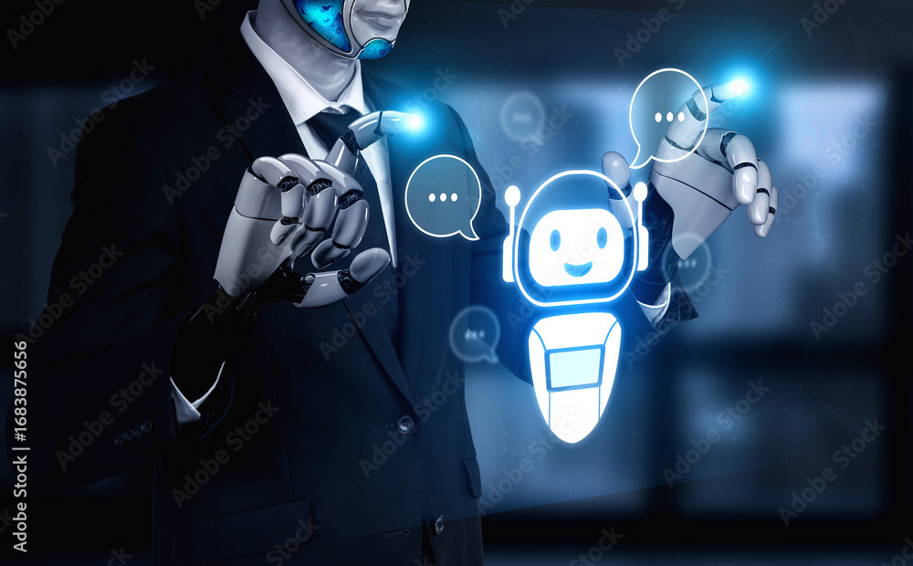 Poster ai chatbot supports smart communication with users, providing automated answers and support through 