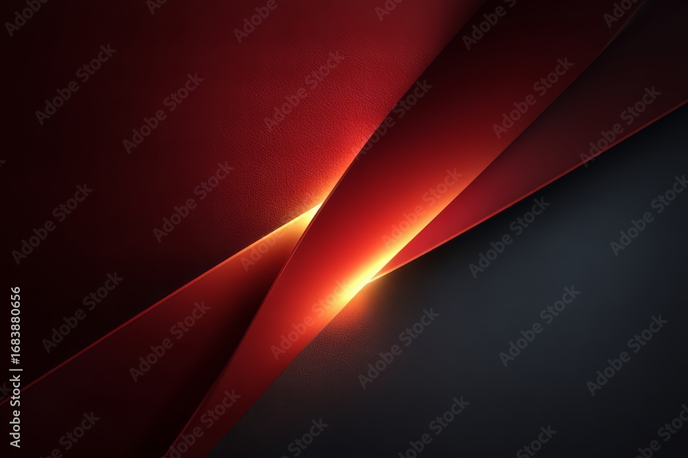 Poster red and black abstract image with a red line and a black line. the image has a bold and dynamic feel