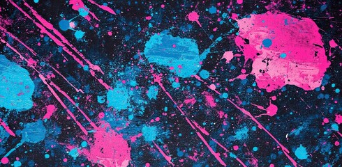 Pink, blue, and teal splatter background for phone wallpaper