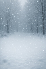 Fototapeta premium AI Generated Snow