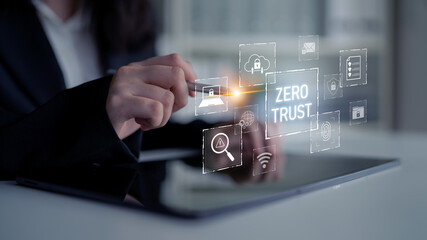 Zero trust model enhances data protection. Zero trust blocks unauthorized access, secures devices, zero trust defends networks, and zero trust verifies users continuously. Latch