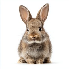 Obraz premium Adorable Baby Rabbit Portrait , PNG isolated cut out image