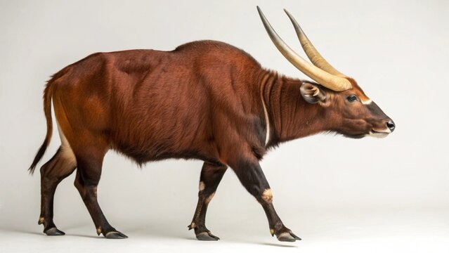 Kouprey on studio background