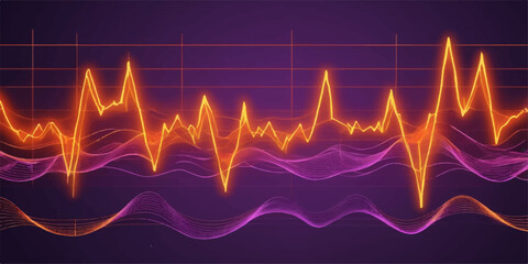 The EKG monitor displays a healthy heartbeat with a rhythmic wave graph