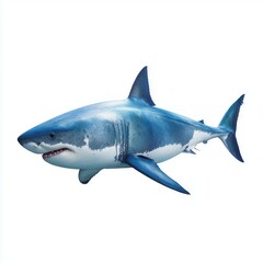 Obraz premium Majestic Great White Shark in the Ocean , PNG isolated cut out image