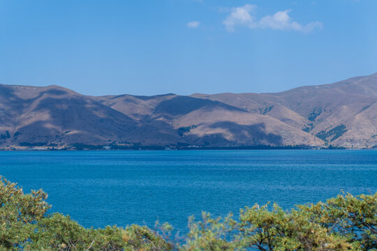 Amazing view of Lake Sevan, Armenia