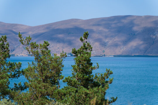 Amazing view of Lake Sevan, Armenia