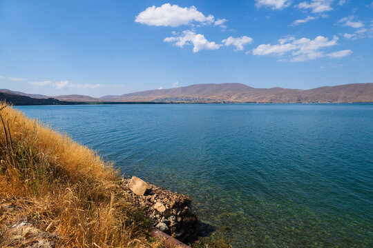 Amazing view of Lake Sevan, Armenia