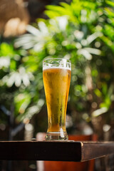 Cerveza en vaso