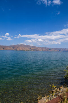 Amazing view of Lake Sevan, Armenia