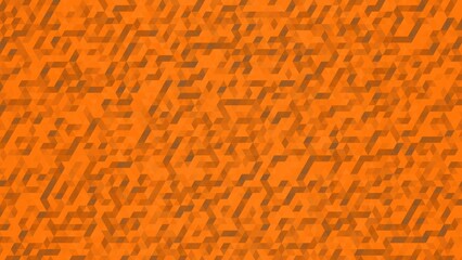 Orange Crystal Low Poly Polygon Abstract Digital Modern Surface Background