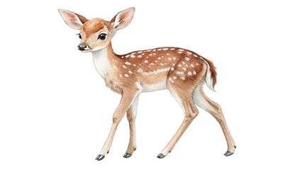 Cute Fawn Deer With Spots