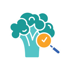 maximum residue limit color flat icon for digital and print projects.