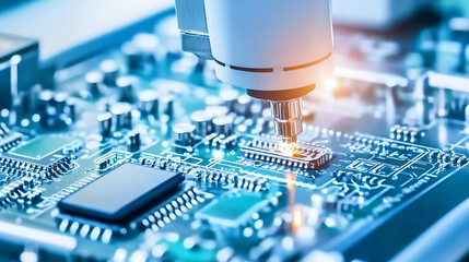 Precision Laser Processing on a Circuit Board
