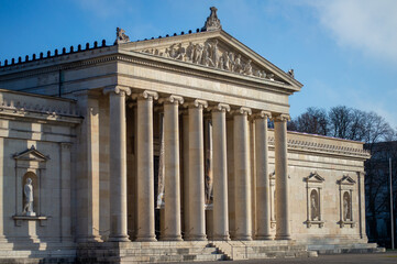 The Glyptothek is a museum which was commissioned by the Bavarian King Ludwig I to house his collection of Greek and Roman sculptures in Munich, Germany