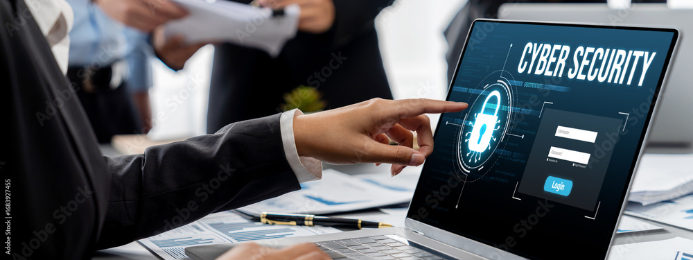 Poster business intelligence and data analysis concept. analyst team working on financial data analysis das