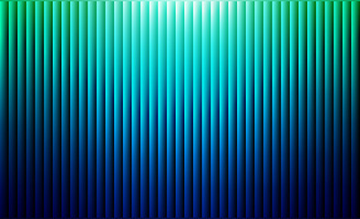 Cool blue and green gradient vertical ribbed background with bright light at the top