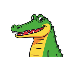 Fototapeta premium cartoon crocodile cartoon