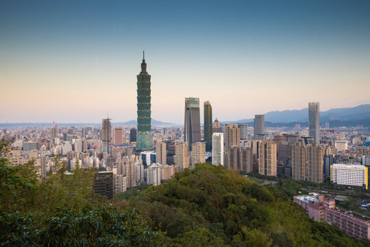 Taipei skyline, Xinyi district