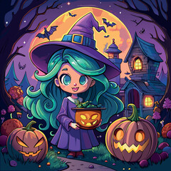 Pixel Witch: Halloween Night Adventure