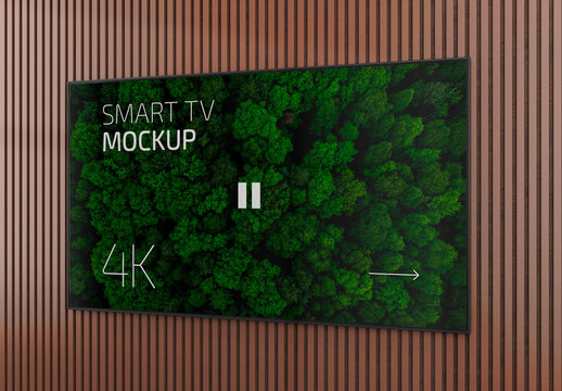 Smart TV Screen Mockup