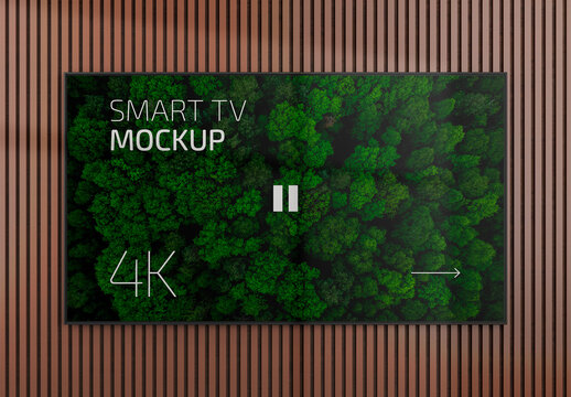 Smart TV Screen Mockup