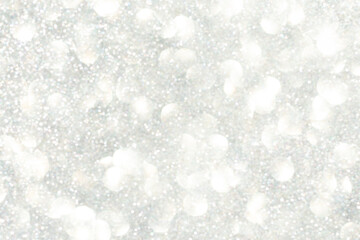 Shimmering abstract glitter texture background in bright silver white tones