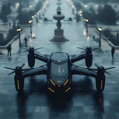 
futuristic drone