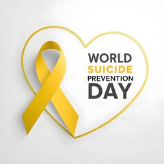 Vector Illustration of world suicide prevention day.