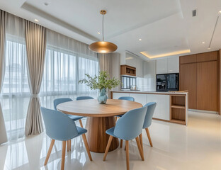 modern dining room