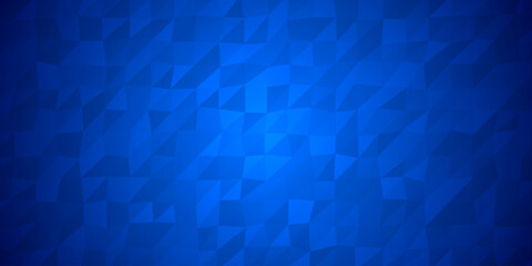A blue geometric background displays a pattern of small triangles with a soft gradient. The textured surface creates a modern, futuristic feel, ideal for digital art or tech-inspired designs.
