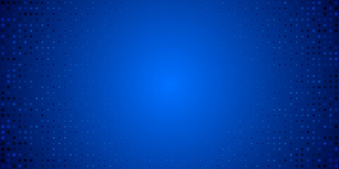 A blue pixel background showcases a smooth gradient with a dotted grid pattern. The glowing center creates a futuristic ambiance, perfect for digital designs or tech-themed visuals.