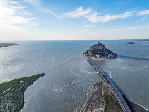 Le Mont-Saint-Michel. normandy, France. August 2025.