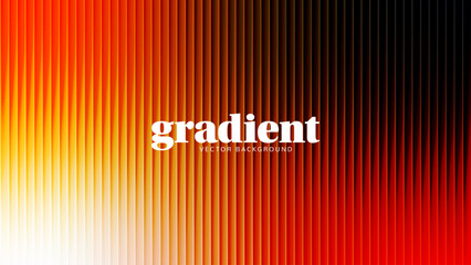 Ripple gradient background design. Modern distortion ripple glass texture effect. Abstract fractal effect ribbed glass texture with vibrant gradients smooth fluted horizontal vector bg