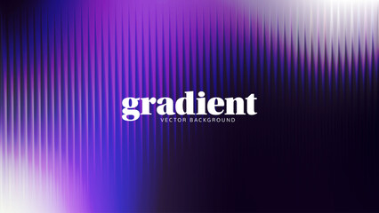 Ripple gradient background design. Modern distortion ripple glass texture effect. Abstract fractal effect ribbed glass texture with vibrant gradients smooth fluted horizontal vector bg