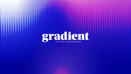 Ripple gradient background design. Modern distortion ripple glass texture effect. Abstract fractal effect ribbed glass texture with vibrant gradients smooth fluted horizontal vector bg