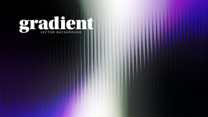 Ripple gradient background design. Modern distortion ripple glass texture effect. Abstract fractal effect ribbed glass texture with vibrant gradients smooth fluted horizontal vector bg