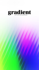 Ripple gradient background design. Modern distortion ripple glass texture effect. Abstract fractal effect ribbed glass texture with vibrant gradients smooth fluted vector bg