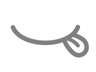 食いしん坊の舌のアイコン（グルメマーク）