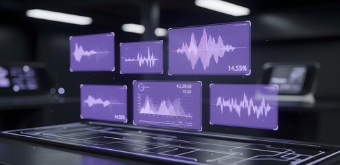 Sensor Readouts Hovering Above Console