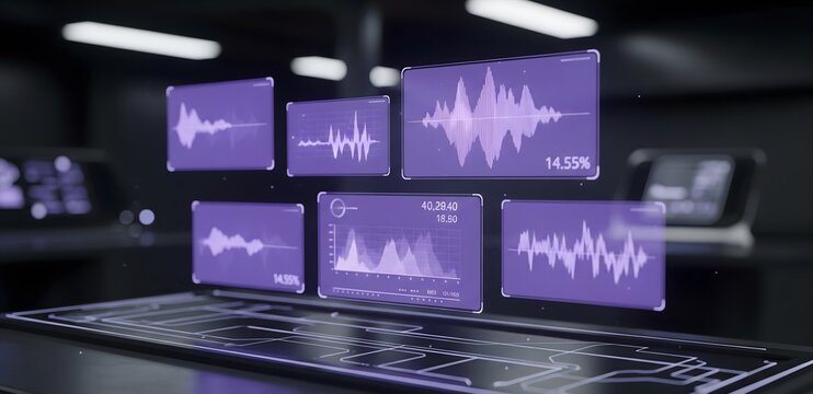 Sensor Readouts Hovering Above Console