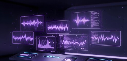 Sensor Readouts Hovering Above Console