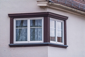 Fassade mit Eckfenster