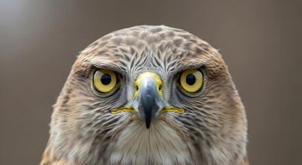 Obraz premium Hawks Focused Gaze.