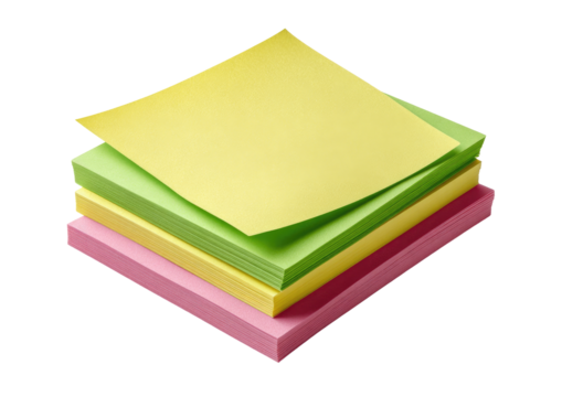 Stack of colorful sticky notes (1)