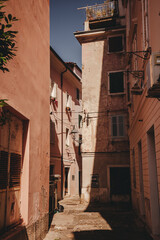 Piran, Slovenia &ndash; Medieval coastal town on the Adriatic with red rooftops and harbor scenic view