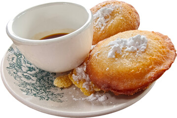 Fried ice cream. Dessert. Asian cuisine 