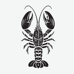 Lobster Icon Set Simple Artwork Vector Graphic Design, Lobster Lover, Lobster Design Symbol Clothing