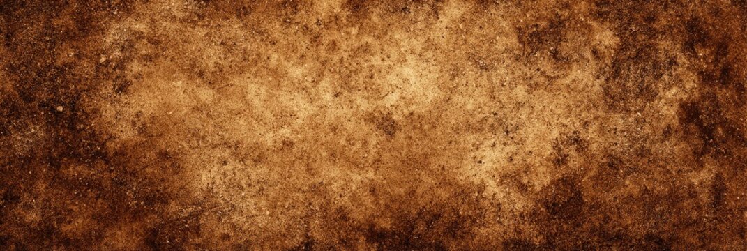 Textured, warm brown background. A rich, mottled brown surface with varied tones and textures. The image displays a deep, earthy tone with subtle variations in shading and a speckled appearance